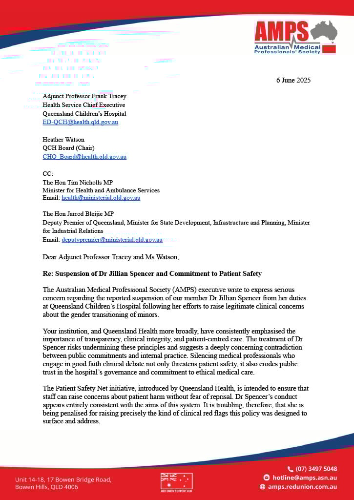 Standing Up for Clinical Integrity: NPAA Supports AMPS Letter on Dr Jillian Spencer