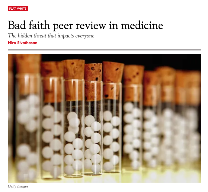 Bad faith peer review in medicine